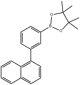 3-(naphthalene-1-yl)-Phenyl-boronic acid pinacol ester Structure