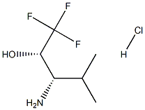 (2S,3S)-3-AMino-1,1,1-trifluoro-4-Methyl-pentan-2-ol hydrochloride Struktur