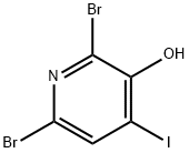 2,6-dibroMo-4-iodopyridin-3-ol Structure