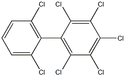 2,2',3,4,5,6,6'-Heptachlorobiphenyl Solution Struktur