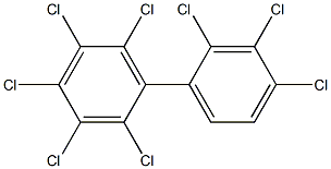 2.2'.3.3'.4.4'.5.6-Octachlorobiphenyl Solution,,结构式