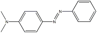 p-Dimethylaminoazobenzene Solution 化学構造式