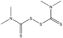 Tetramethylthiuram disulfide Solution 结构式