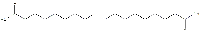 8-Methylnonanoic acid (Isocapric acid) Struktur
