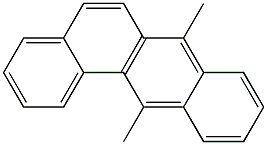 Benzo[a]anthracene, 7,12-dimethyl Struktur