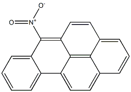 Benzo[a]pyrene, 6-nitro Struktur