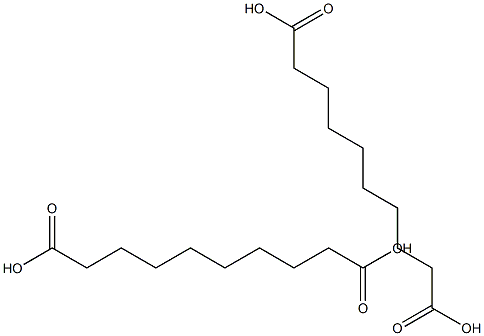 Decanedioic acid (Sebacic acid) Structure