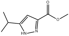 5 - 异丙基- 1H-吡唑-3 - 羧酸甲酯,1101877-35-3,结构式