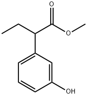 Methyl 2-(3-hydroxyphenyl)butanoate Structure
