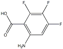 6-氨基-2,3,4-三氟苯甲酸, , 结构式