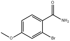 2-ブロモ-4-メトキシベンズアミド 化学構造式