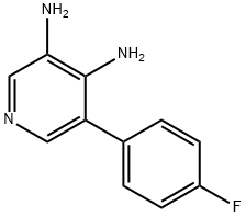 5-(4-fluorophenyl)pyridine-3,4-diaMine Structure