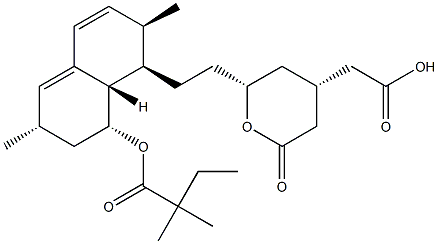 SiMvastatinAcetate Ester Struktur