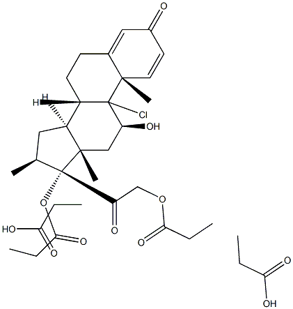 二丙酸倍氯米松杂质E, , 结构式