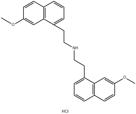 bis(2-(7-Methoxynaphthalen-1-yl)ethyl)aMine Struktur