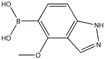 4-Methoxy-1H-indazol-5-yl-5-boronic acid Structure