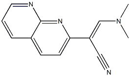(Z)-3-(diMethylaMino)-2-(1,8-naphthyridin-2-yl)acrylonitrile Struktur