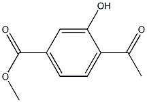 4-Acetyl-3-hydroxy-benzoic acid Methyl ester Struktur