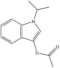 Acetic acid 1-isopropyl-1H-indol-3-yl ester Structure