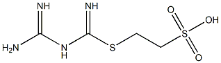 2-[[(Guanidino)(iMino)Methyl]sulfanyl]ethanesulfonic Acid Structure