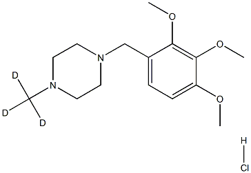 1-(Methyl-d3)-4-[(2,3,4-triMethoxyphenyl)Methyl]piperazine Hydrochloride Structure