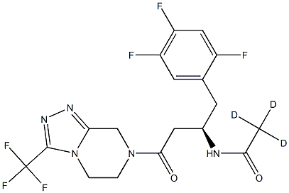 7-[(3R)-3-[(N-Acetyl-d3)AMino]-1-oxo-4-(2,4,5-trifluorophenyl)butyl]-5,6,7,8-tetrahydro-3-(trifluoroMethyl)-1,2,4-triazolo[4,3-a]pyrazine price.