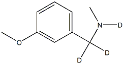 N-Methyl-3-MethoxybenzylaMine-d3 Struktur