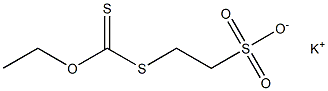 2-[(EthoxythioxoMethyl)thio]-ethanesulfonic Acid PotassiuM Salt Structure