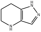4,5,6,7-テトラヒドロ-1H-ピラゾロ[4,3-B]ピリジン 化学構造式