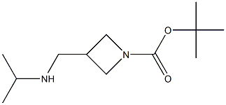 tert-butyl 3-((isopropylaMino)Methyl)azetidine-1-carboxylate Struktur