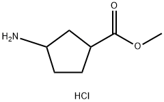 Methyl 3-AMinocyclopentanecarboxylate Hydrochloride Structure