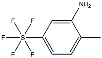 2-Methyl-5-(pentafluorothio)aniline, 97% Structure