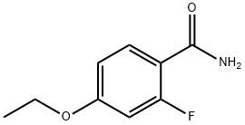 4-エトキシ-2-フルオロベンズアミド 化学構造式