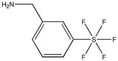 3-(Pentafluorothio)benzylaMine, 97% Structure