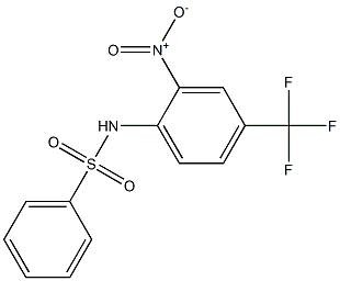 N-[2-硝基-4-(三氟甲基)苯]苯磺酰胺, 27188-62-1, 结构式