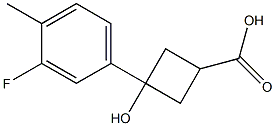 3-(3-Fluoro-4-Methyl-phenyl)-3-hydroxy-cyclobutanecarboxylic acid
