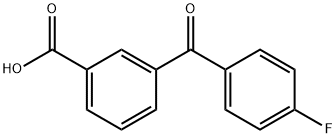 3-(4-fluorobenzoyl)benzoic acid Structure