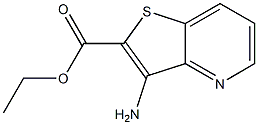 3-AMino-thieno[3,2-b]pyridine-2-carboxylic acid ethyl ester 结构式