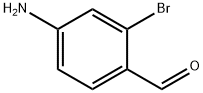 4-アミノ-2-ブロモベンズアルデヒド 化学構造式