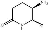 trans-5-aMino-6-Methylpiperidin-2-one Struktur
