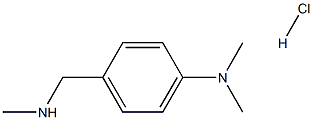 N-甲基-4-(二甲氨基)苄胺盐酸盐 结构式