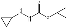 tert-butyl 2-cyclopropylhydrazinecarboxylate Struktur