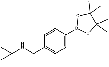 4-(tert-Butylaminomethyl)benzeneboronic acid pinacol ester Structure
