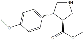 (3S,4R)-methyl4-(4-methoxyphenyl)pyrrolidine-3-carboxylate|(3S,4R)-METHYL 4-(4-METHOXYPHENYL)PYRROLIDINE-3-CARBOXYLATE