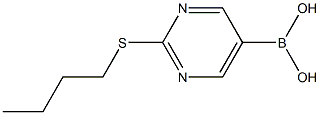 (2-(丁基硫基)嘧啶-5-基)硼酸,2096333-75-2,结构式