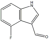 4- Fluoro-3- Indole Carboxaldehyde Structure