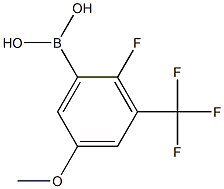 2-Fluoro-5-methoxy-3-(trifluoromethyl)phenylboronic acid Structure