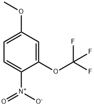 4-Methoxy-2-trifluoroMethoxynitrobenzene 化学構造式