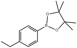 4-エチルフェニルボロン酸ピナコールエステル 化学構造式