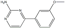 2-AMino-4-(3-Methoxyphenyl)pyriMidine Struktur